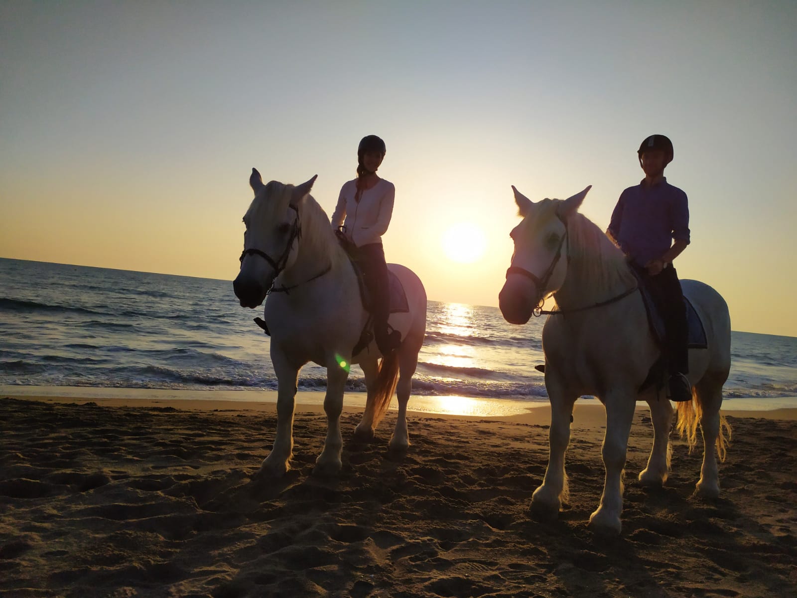 passeggiata a cavallo con apertitivo calici al tramonto Cavallonatura